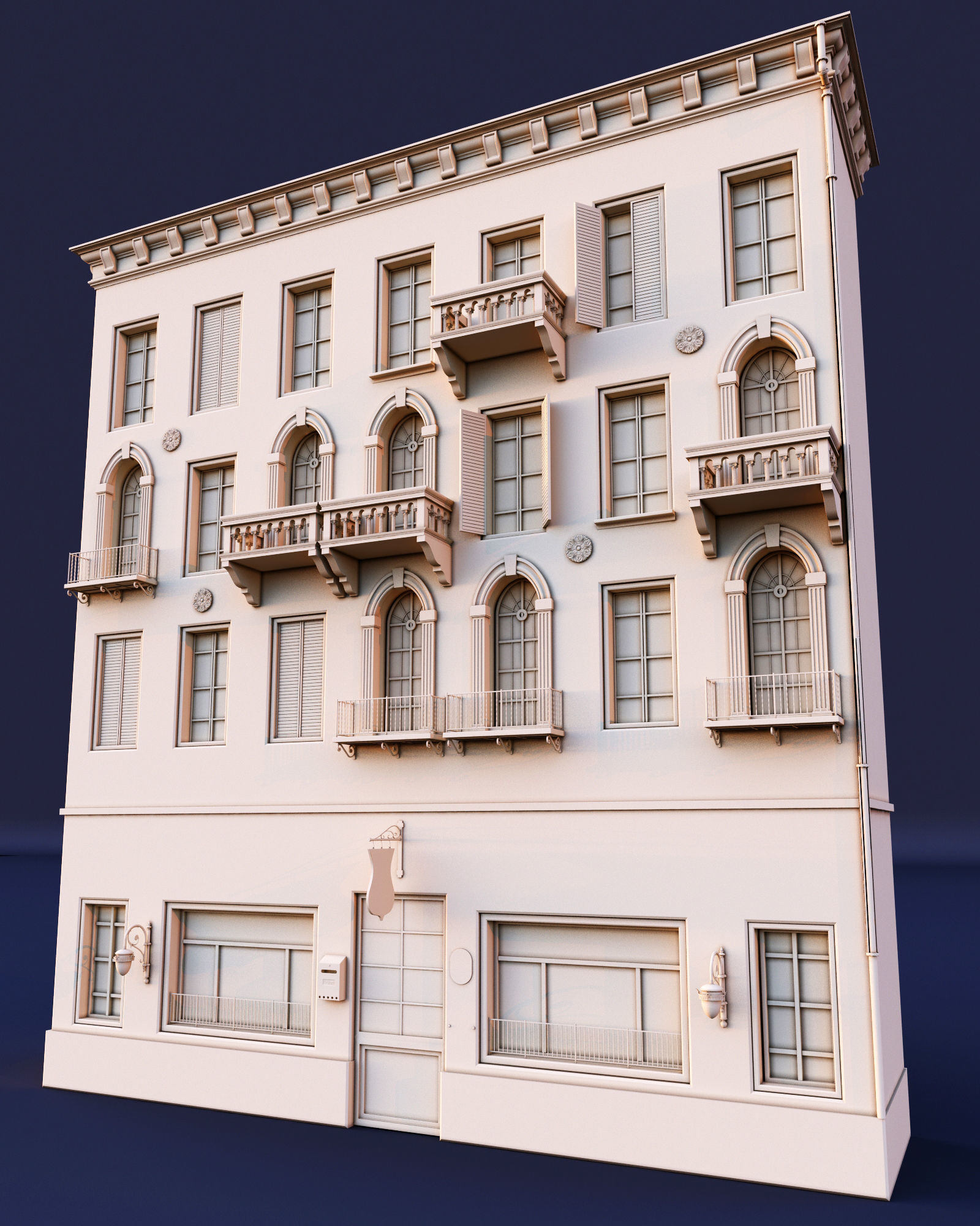 Venice Building 1 3D model_5