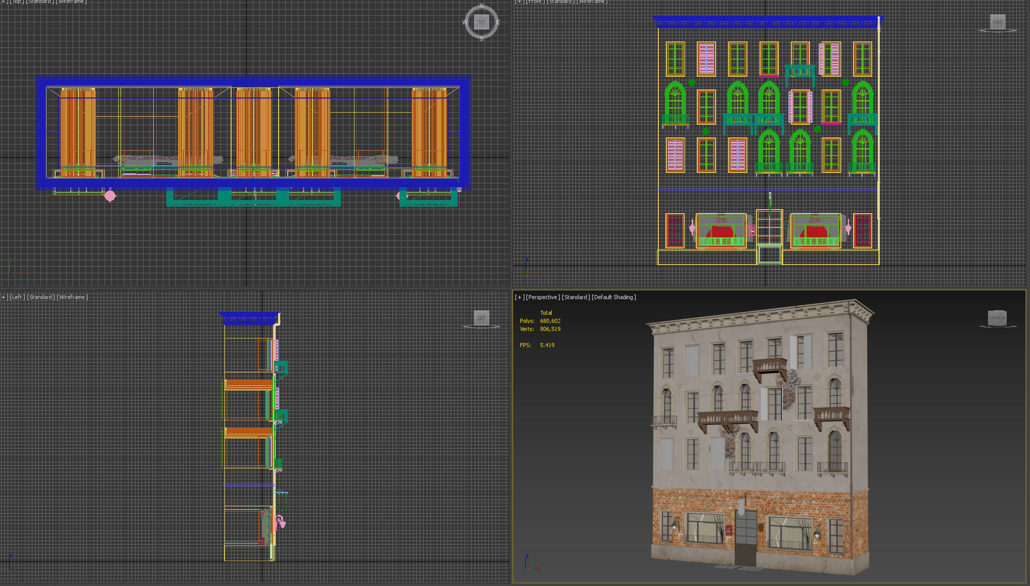 Venice Building 1 3D model_8