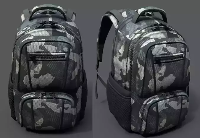 Backpack Camping military combat soldier armor scifi fantasy 