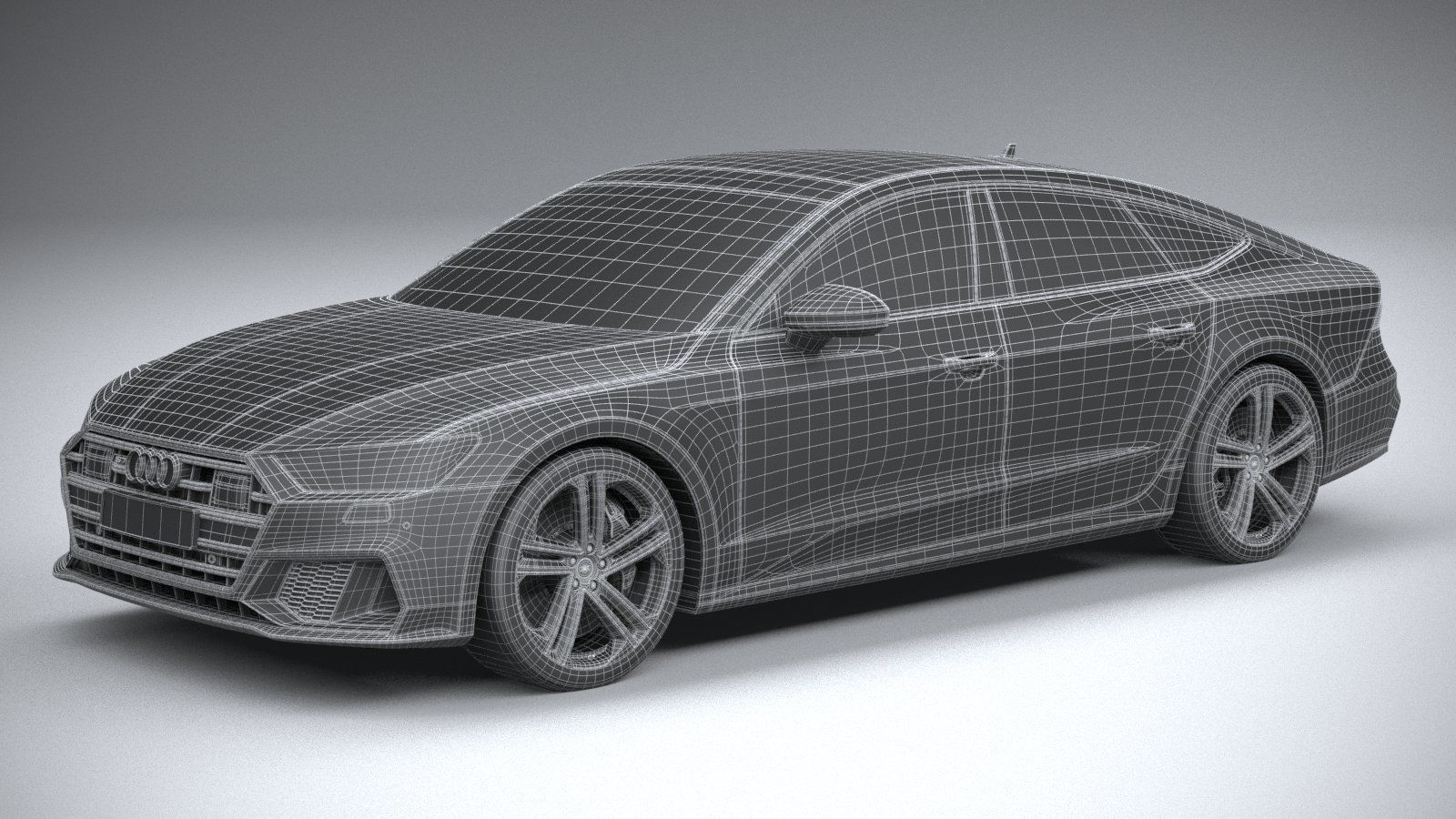 Audi S7 Sportback 2020 3D model_28