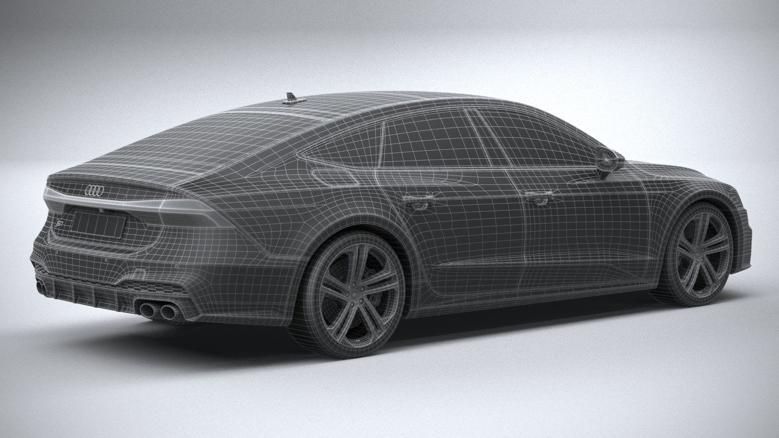 Audi S7 Sportback 2020 3D model_29