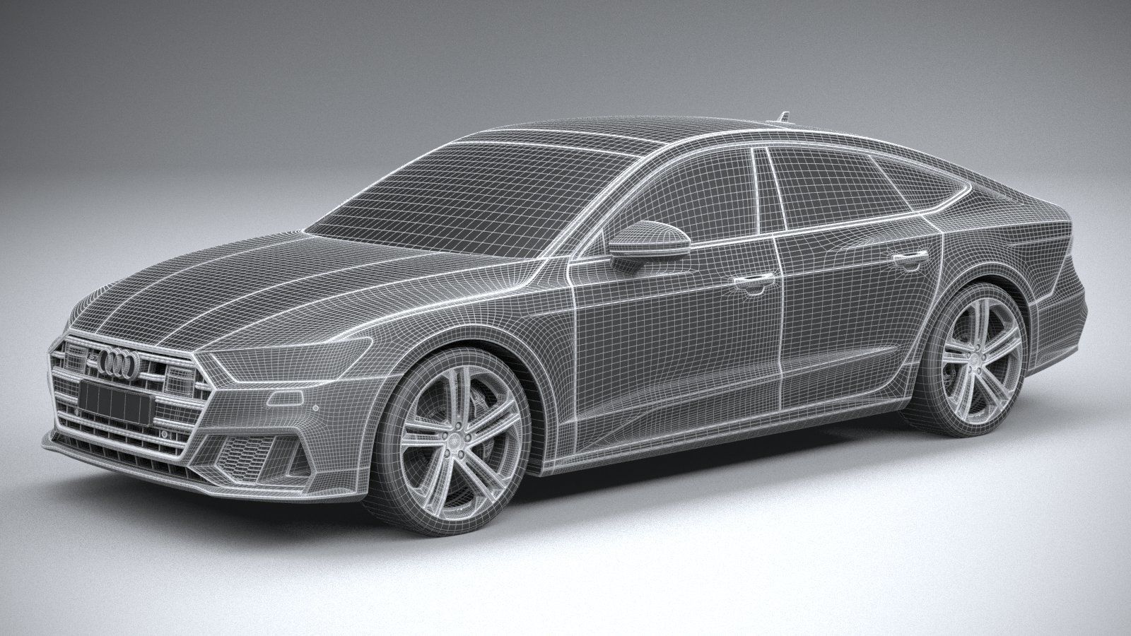 Audi S7 Sportback 2020 3D model_26