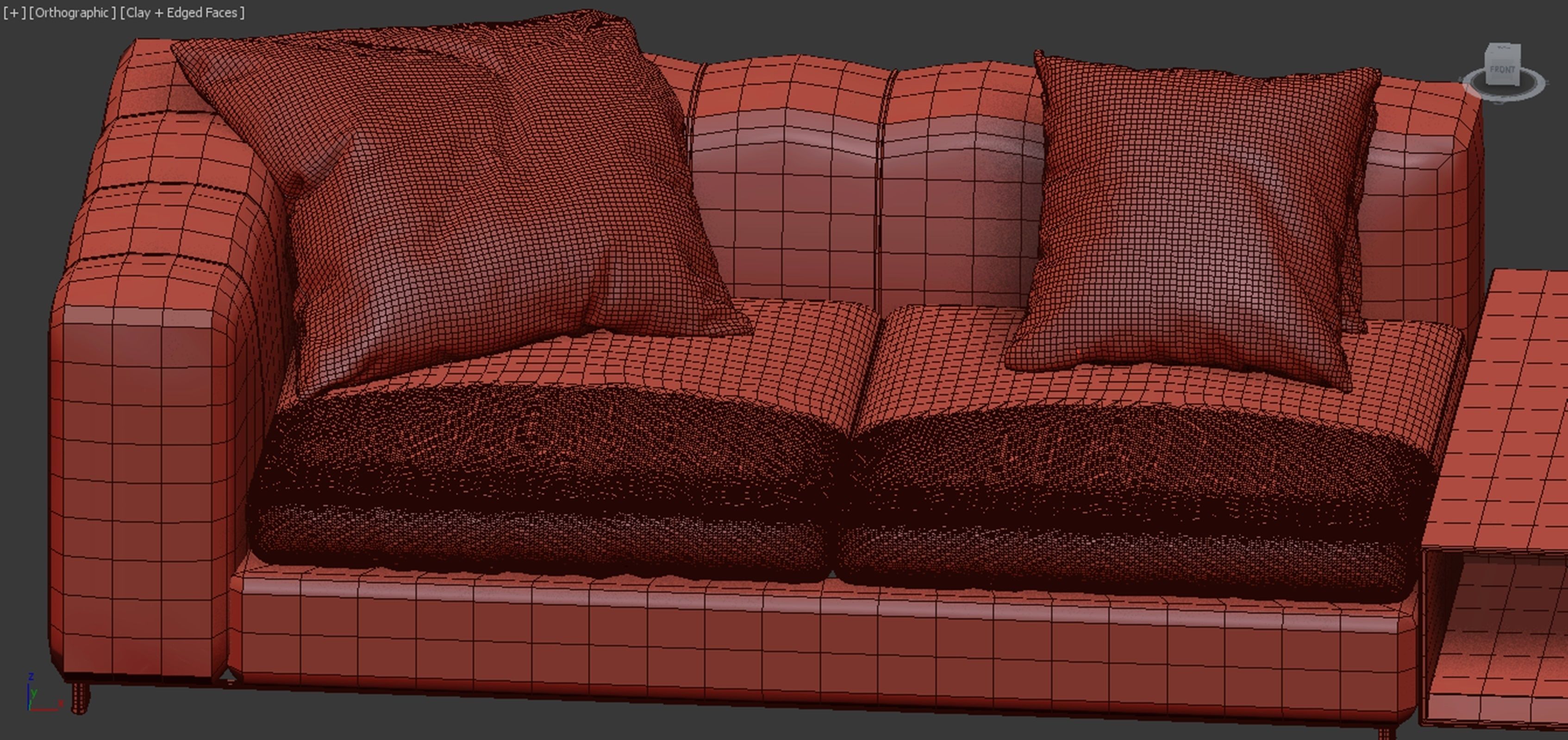 Freeman Sofa By Minotti 3D model_7