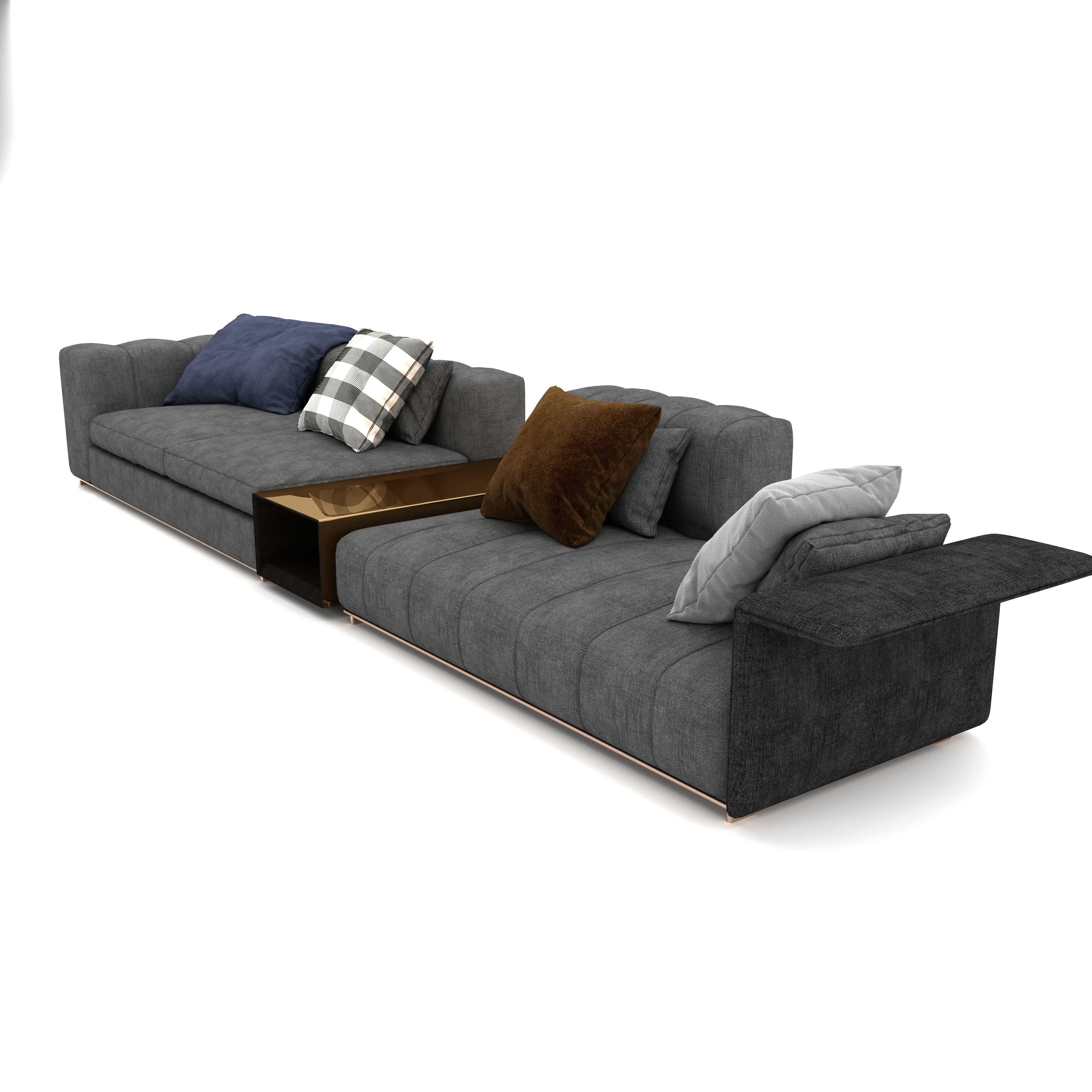 Freeman Sofa By Minotti 3D model_4