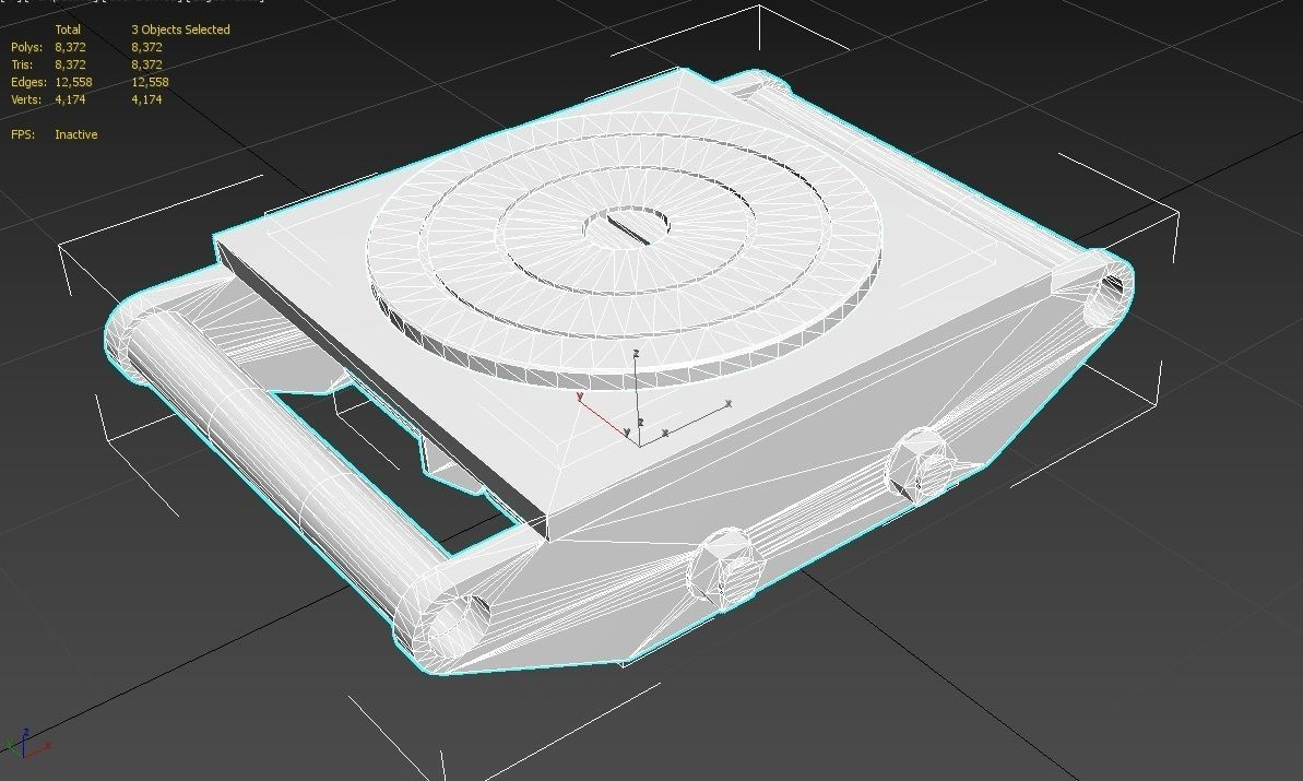 Industrial Mover  M1 Low-poly 3D model_29
