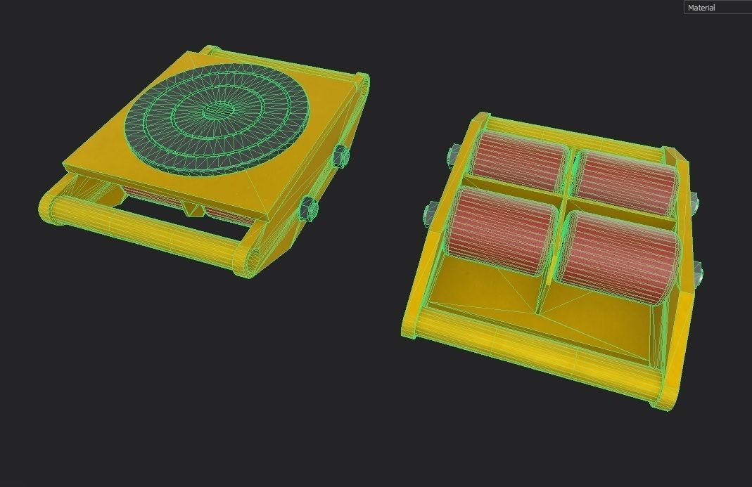 Industrial Mover  M1 Low-poly 3D model_1