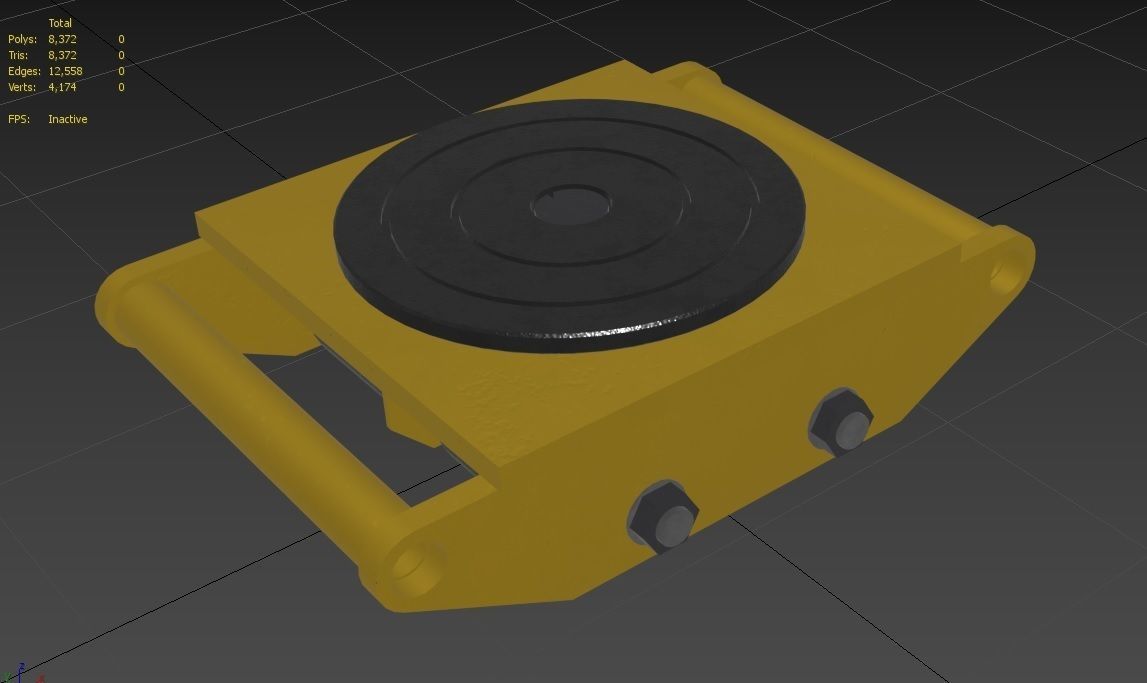 Industrial Mover  M1 Low-poly 3D model_33