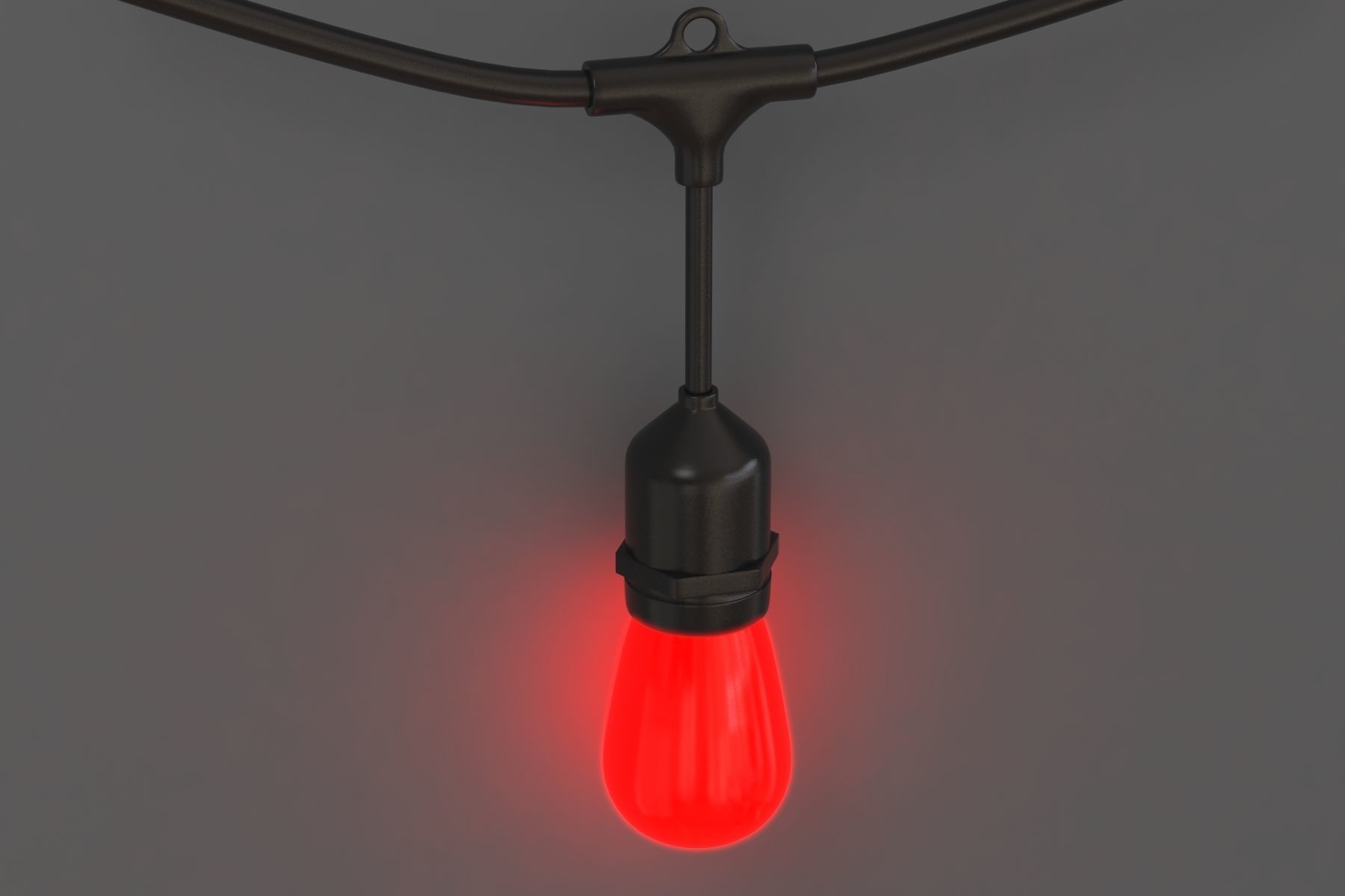 Bulb 48ft 15 LED Low-poly 3D model_8