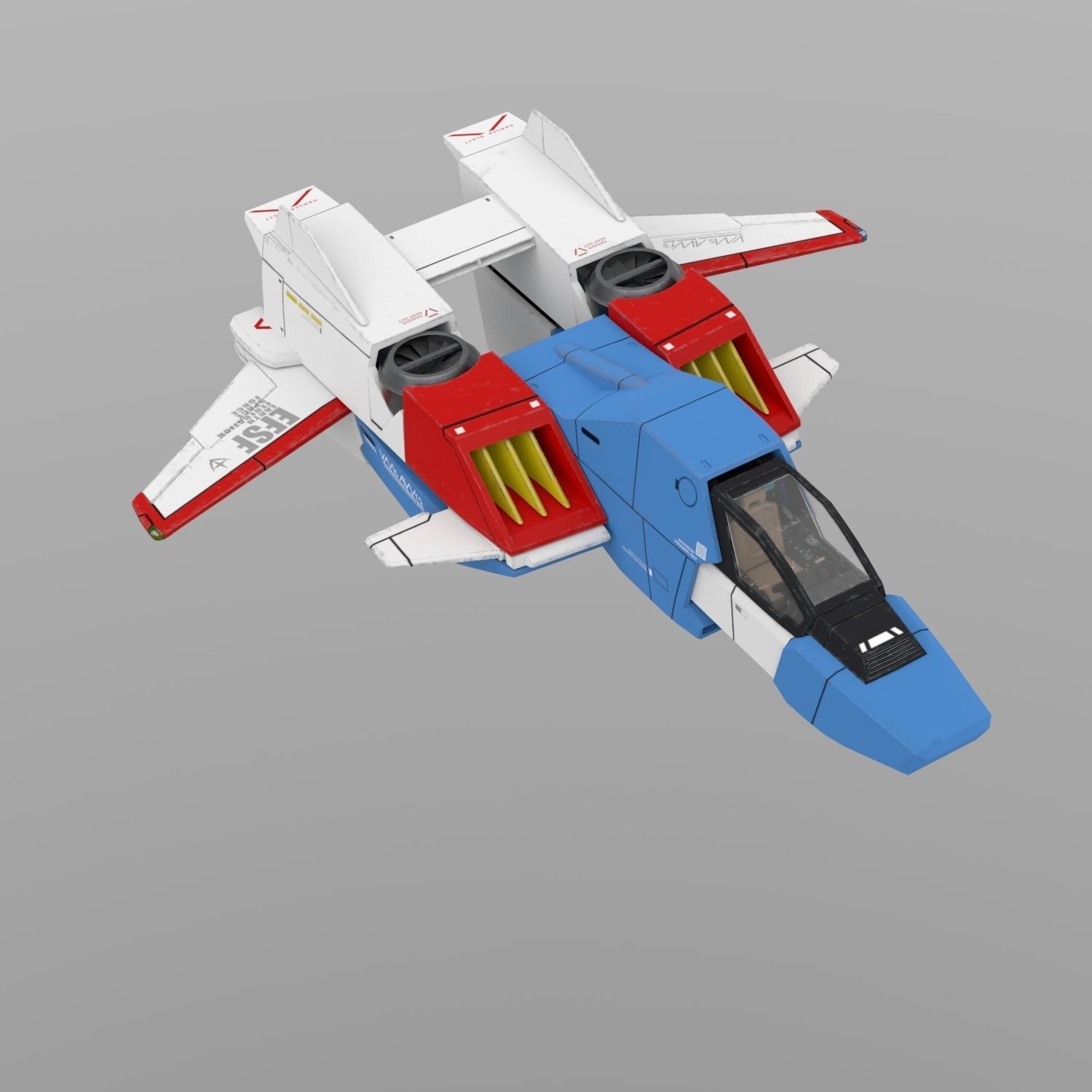 Ex-S Gundam 3D model_8