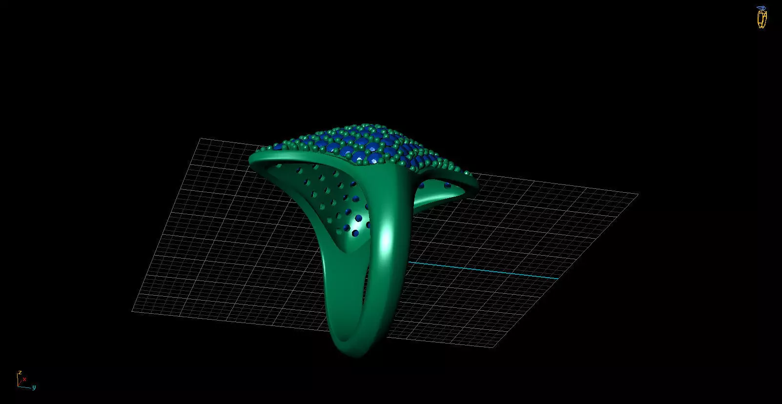ring gold Free 3D print model