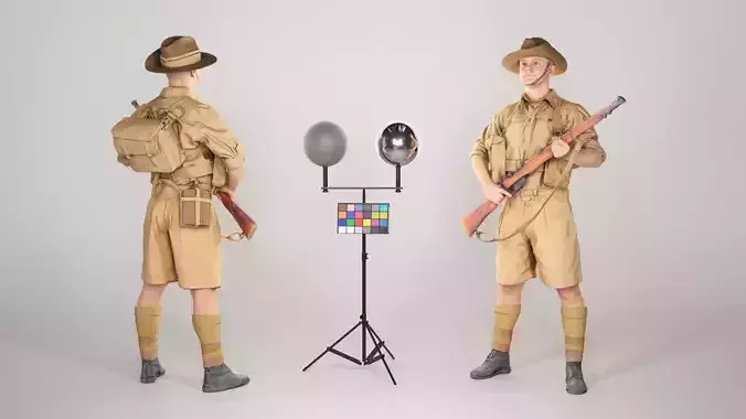 Australian infantryman character from World War 2 39