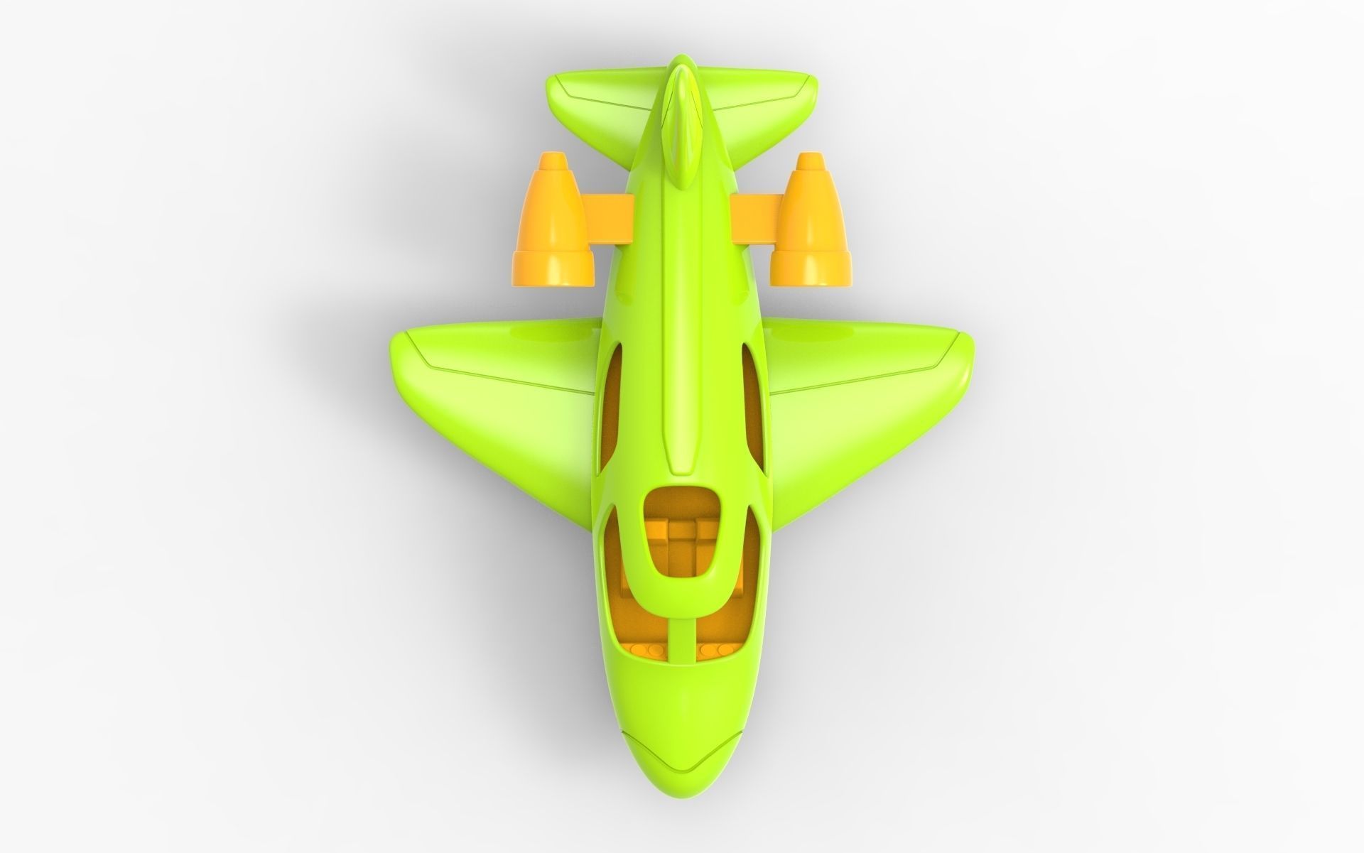 Toy Plane 3D model_13