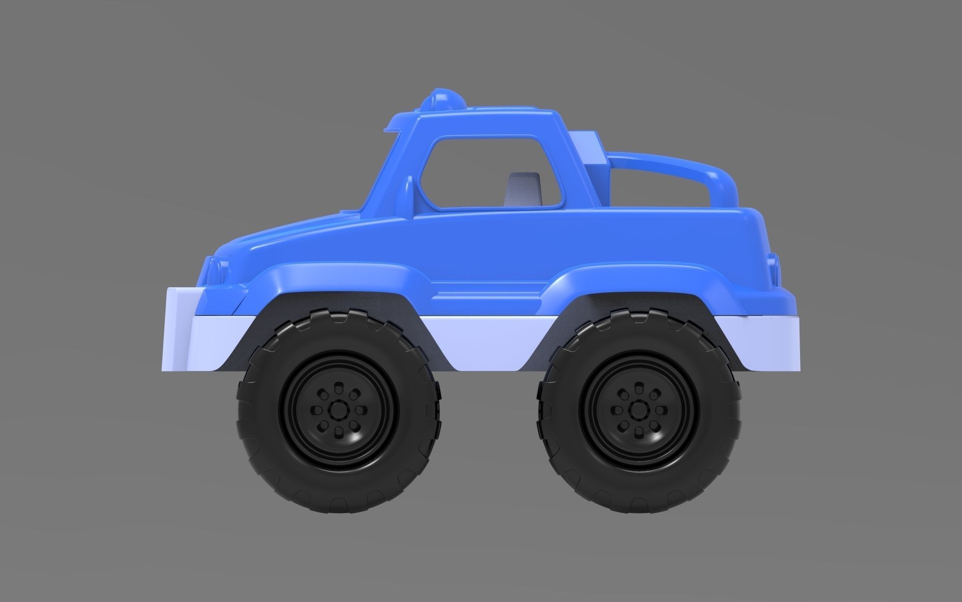 Toy Truck 3D model_3