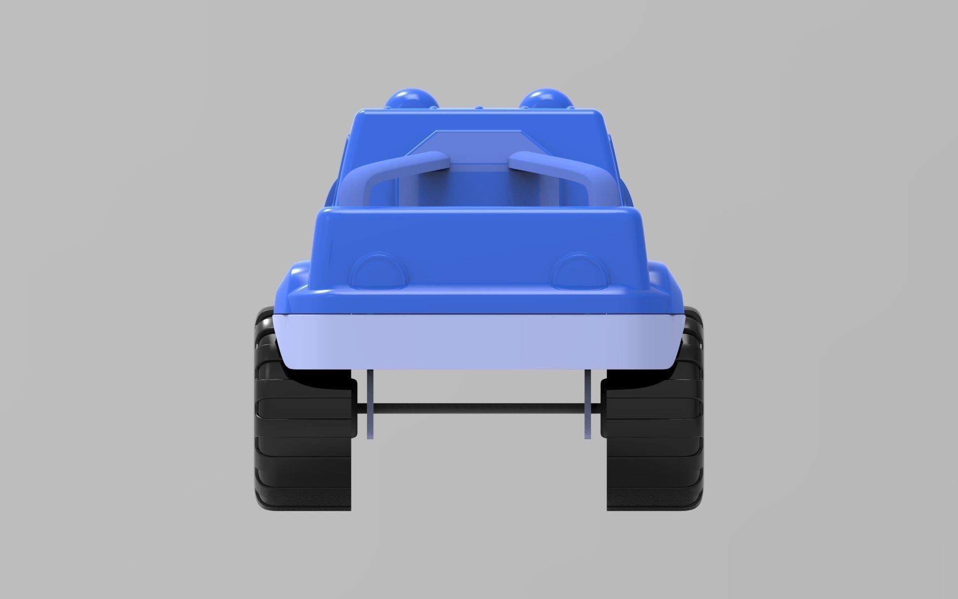 Toy Truck 3D model_2