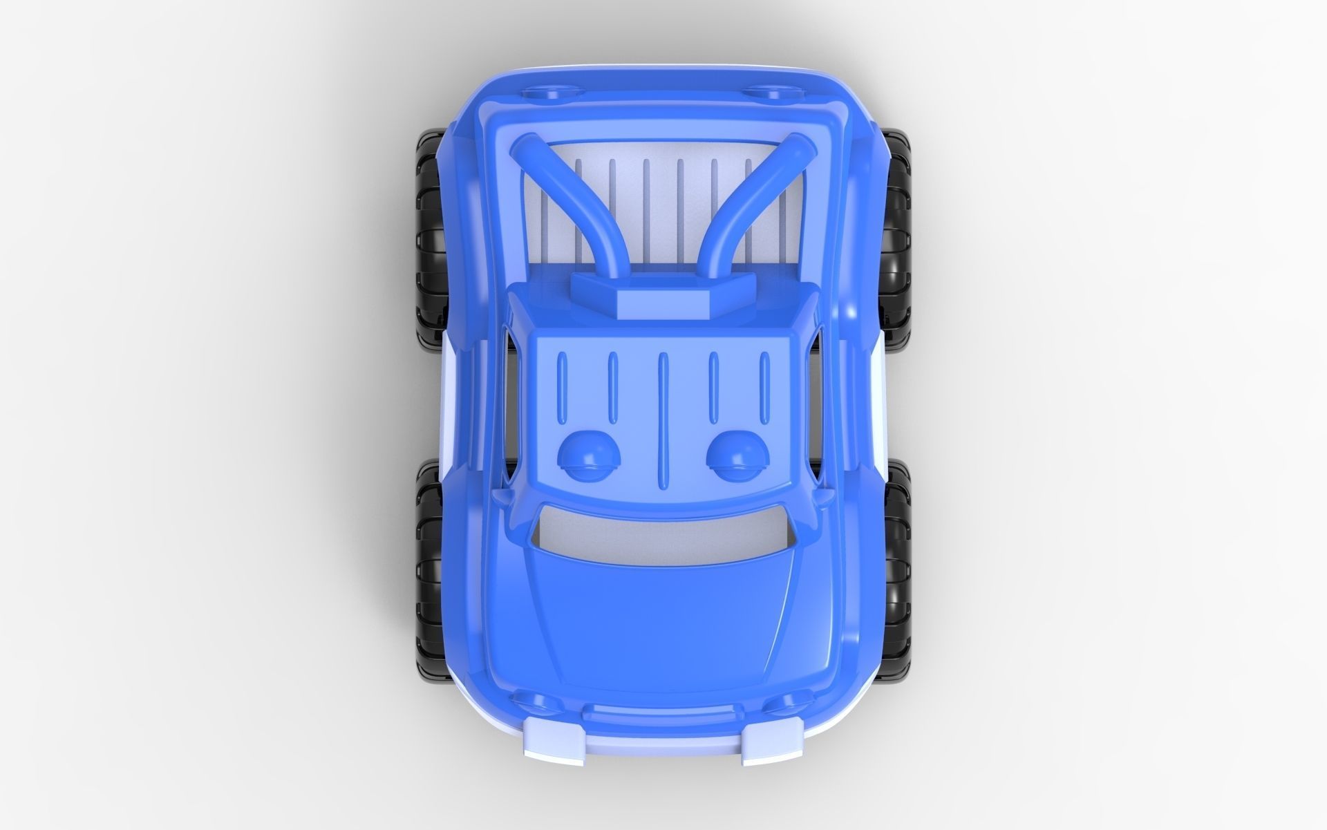 Toy Truck 3D model_4