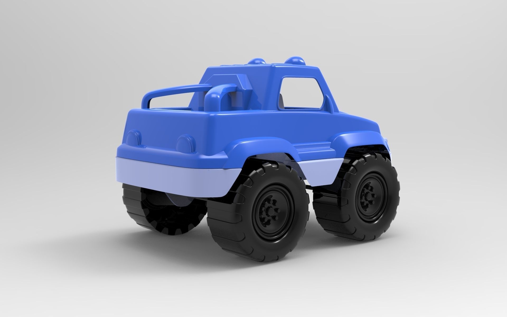 Toy Truck 3D model_7