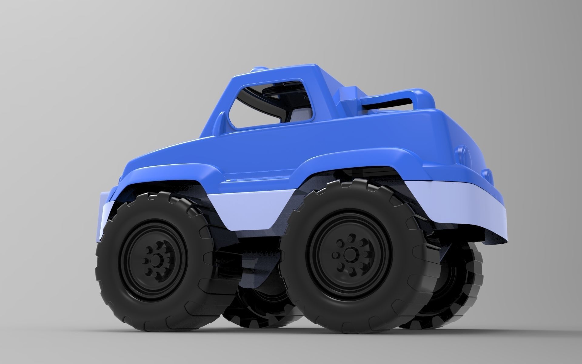 Toy Truck 3D model_10