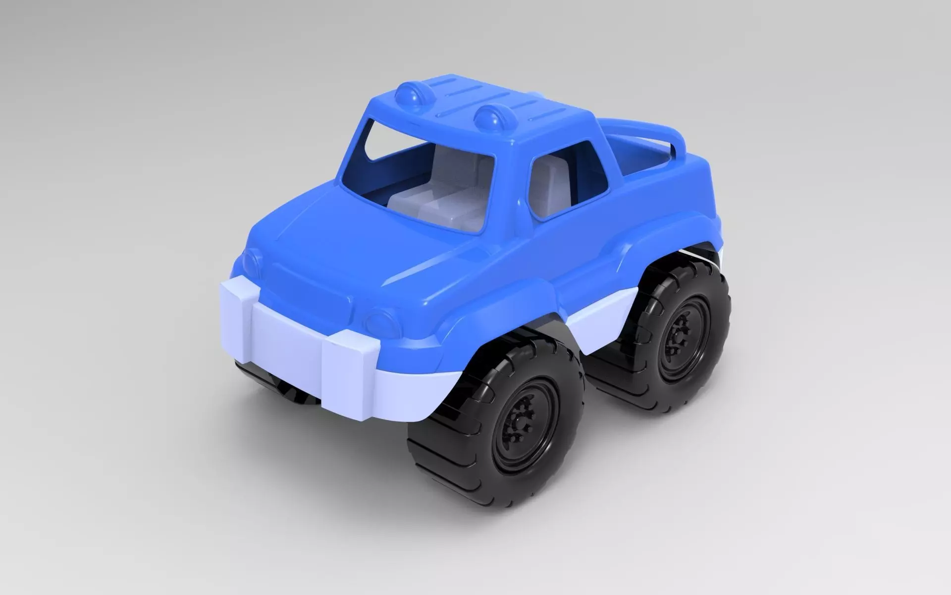 Toy Truck 3D model_0