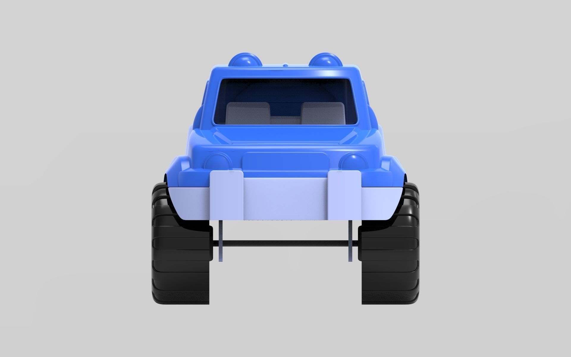 Toy Truck 3D model_1