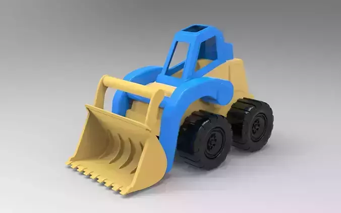 Toy Dozer 3D model