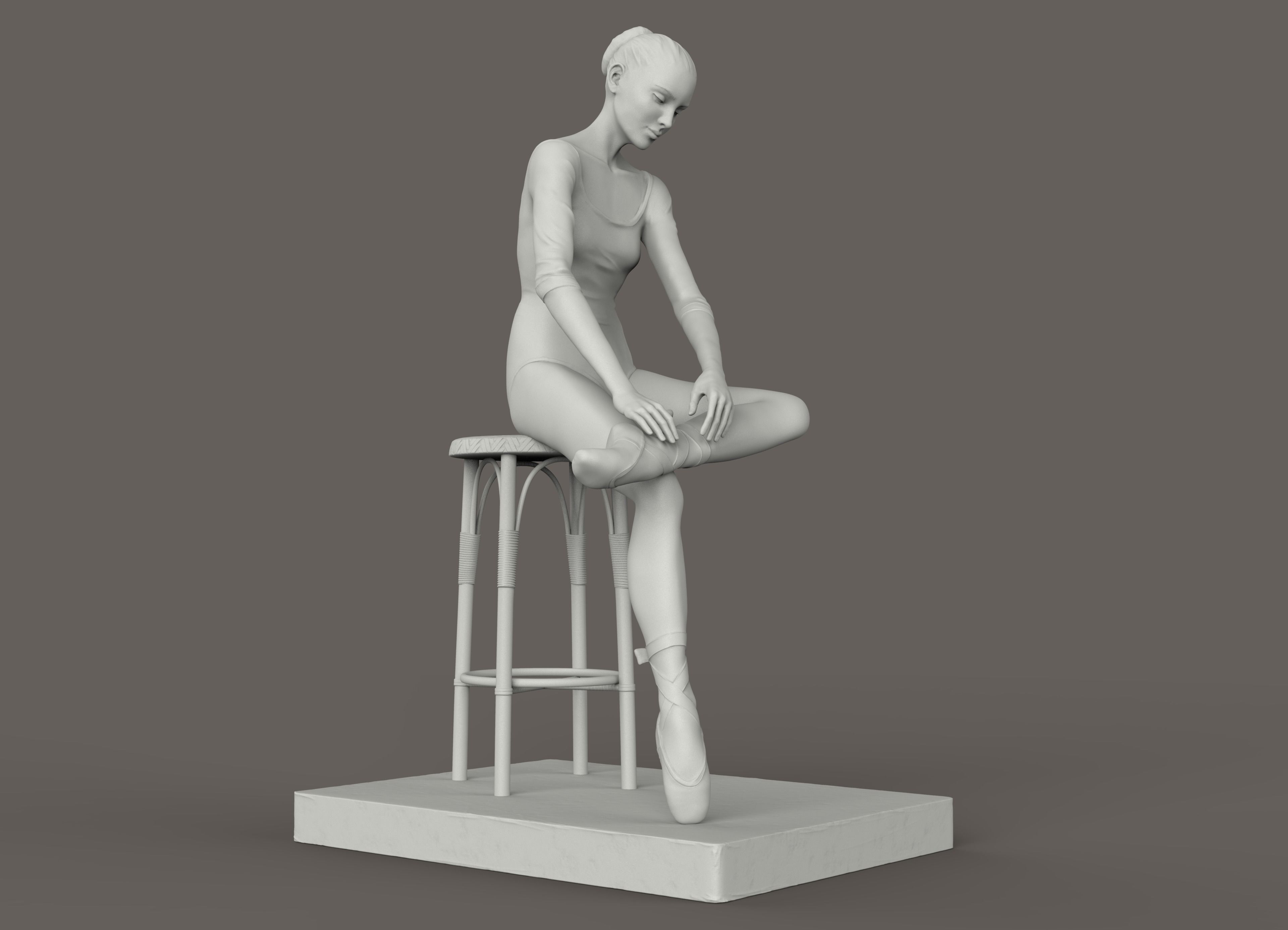 Ballerina Sculpt 3D print model_4