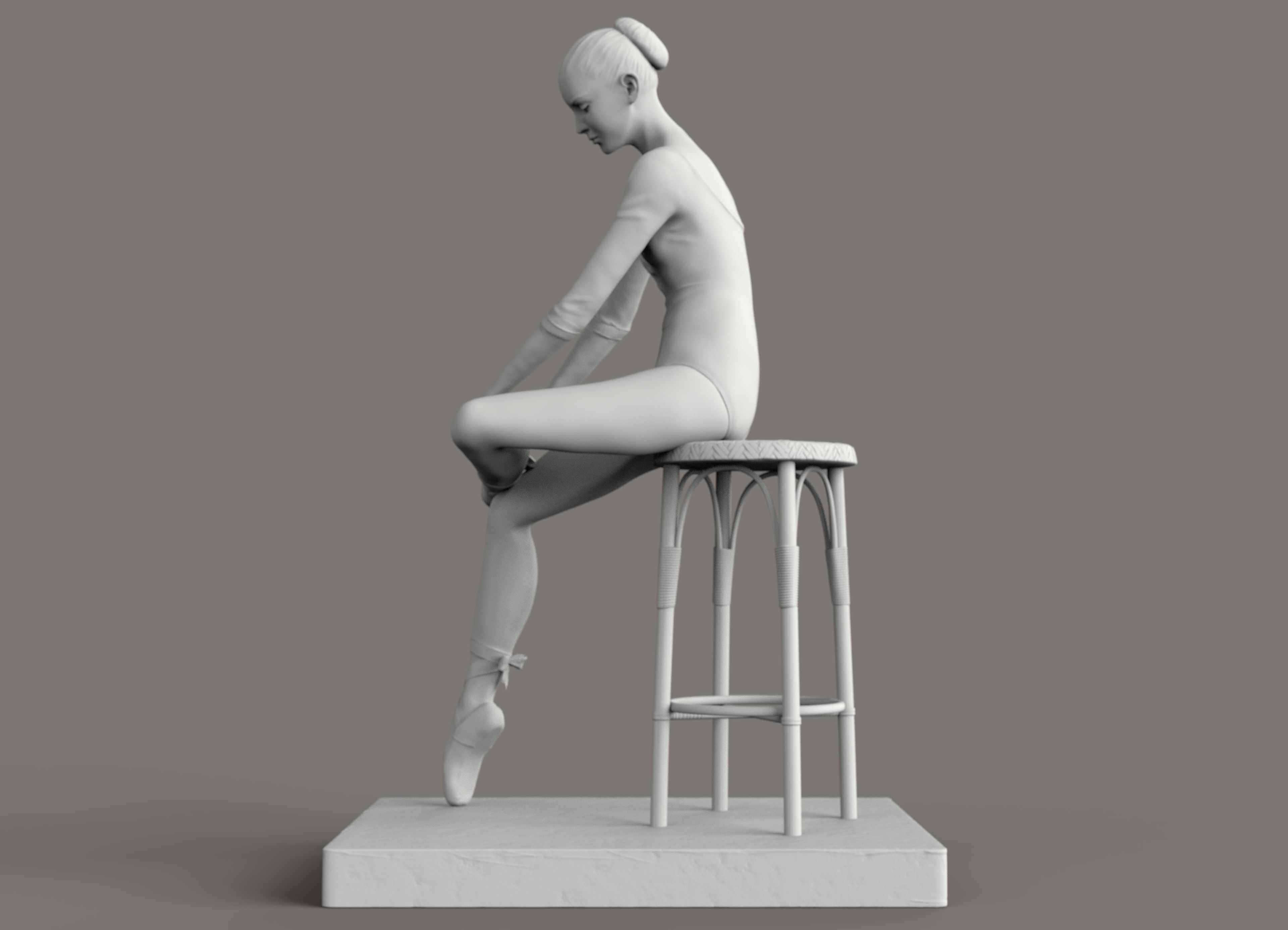 Ballerina Sculpt 3D print model_6
