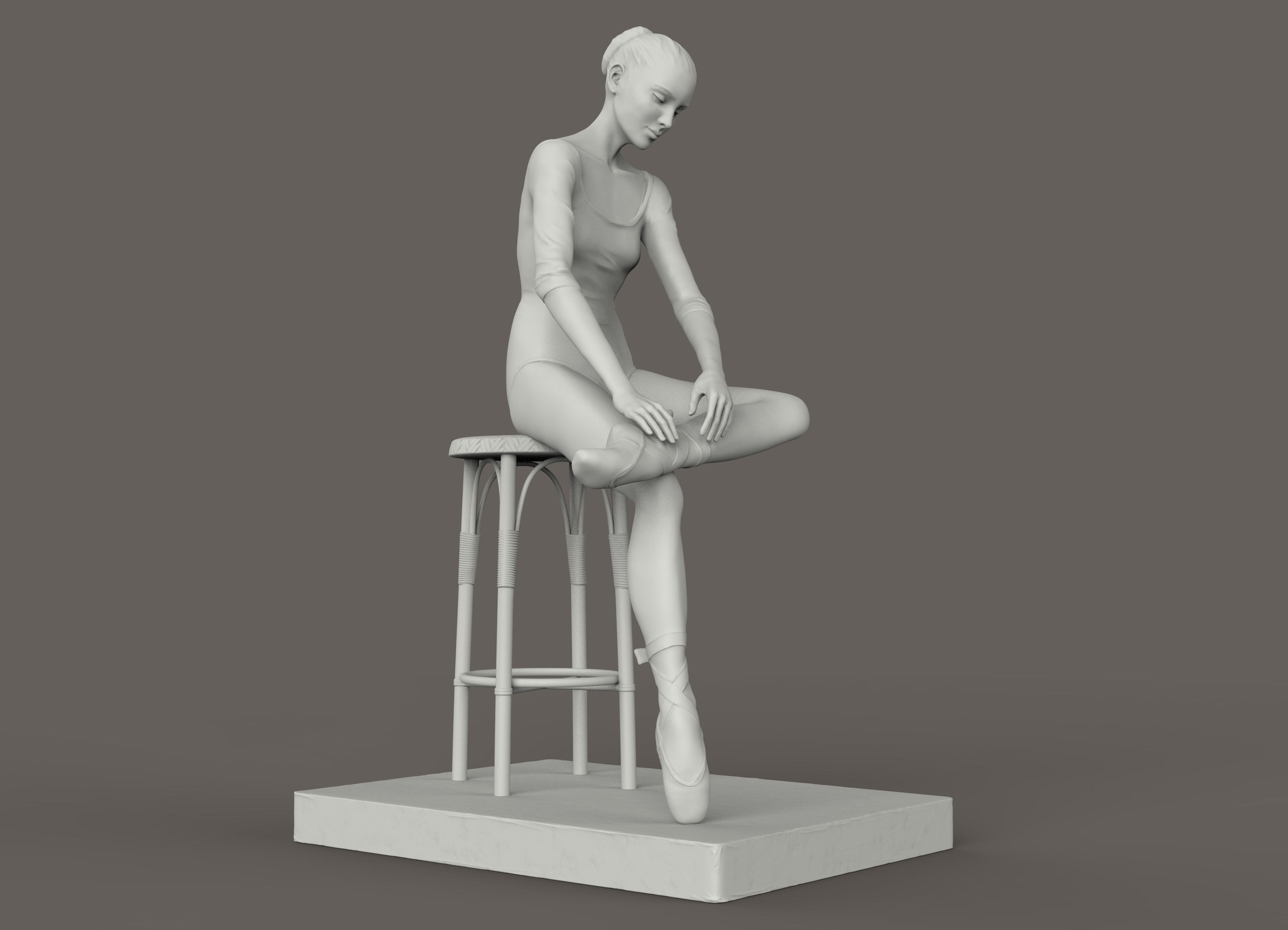 Ballerina Sculpt 3D print model_7