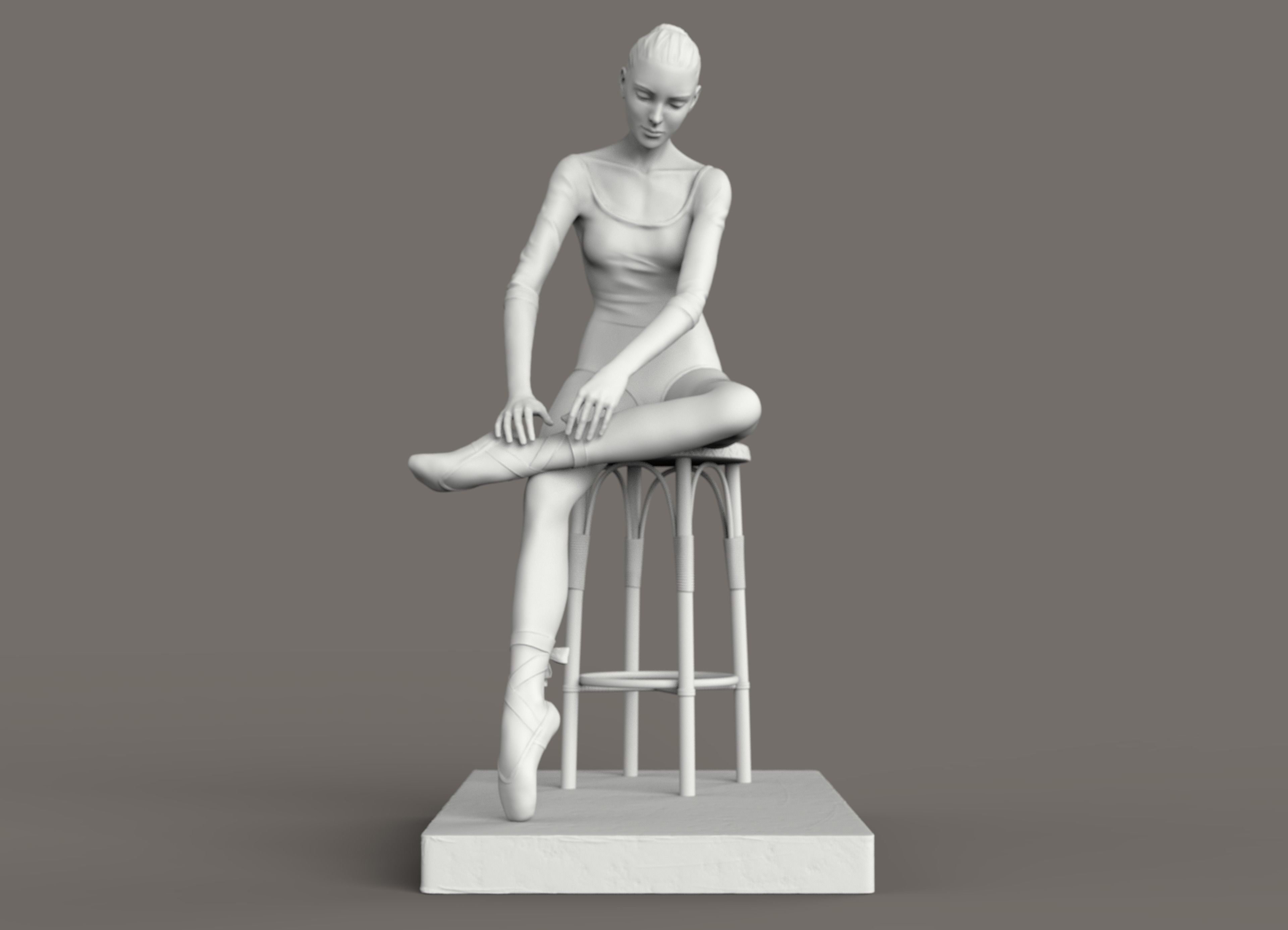 Ballerina Sculpt 3D print model_3