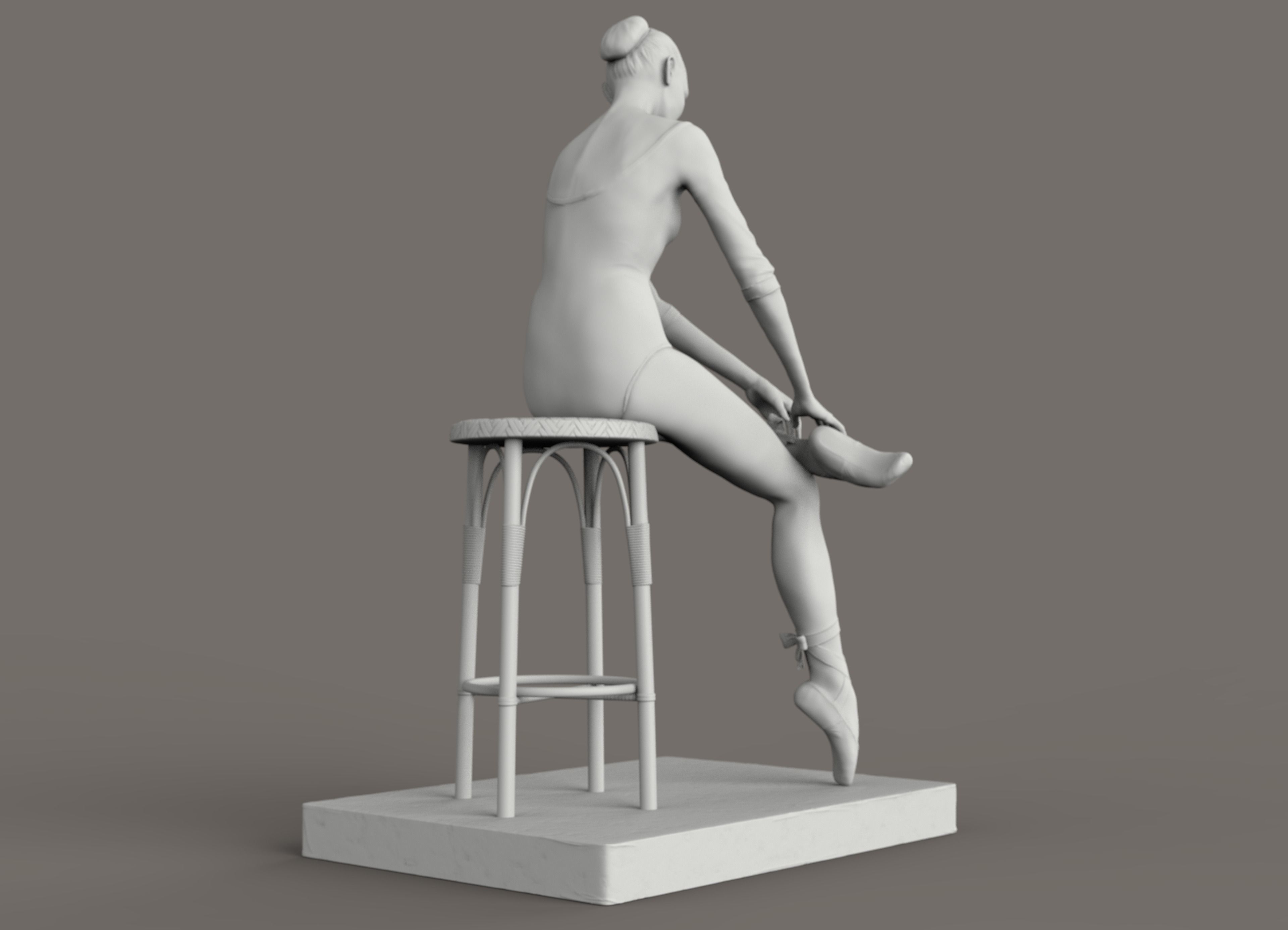 Ballerina Sculpt 3D print model_1