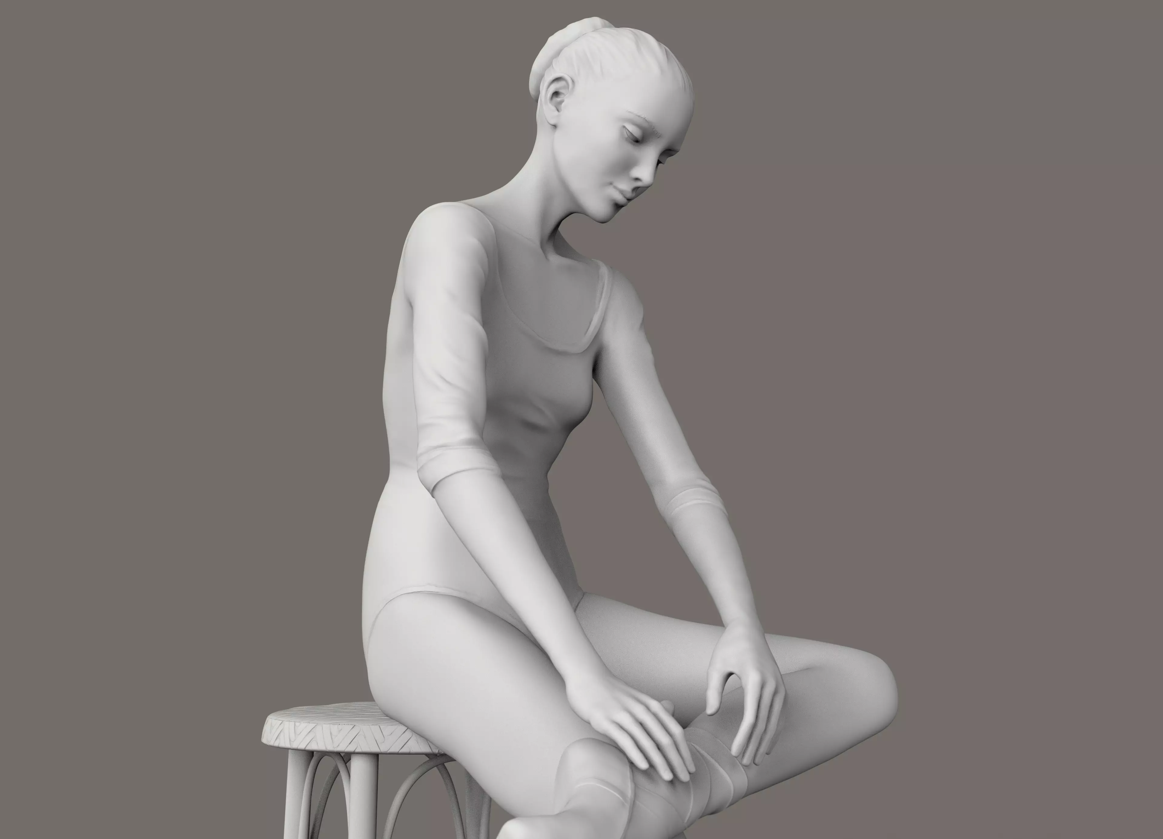 Ballerina Sculpt 3D print model_0