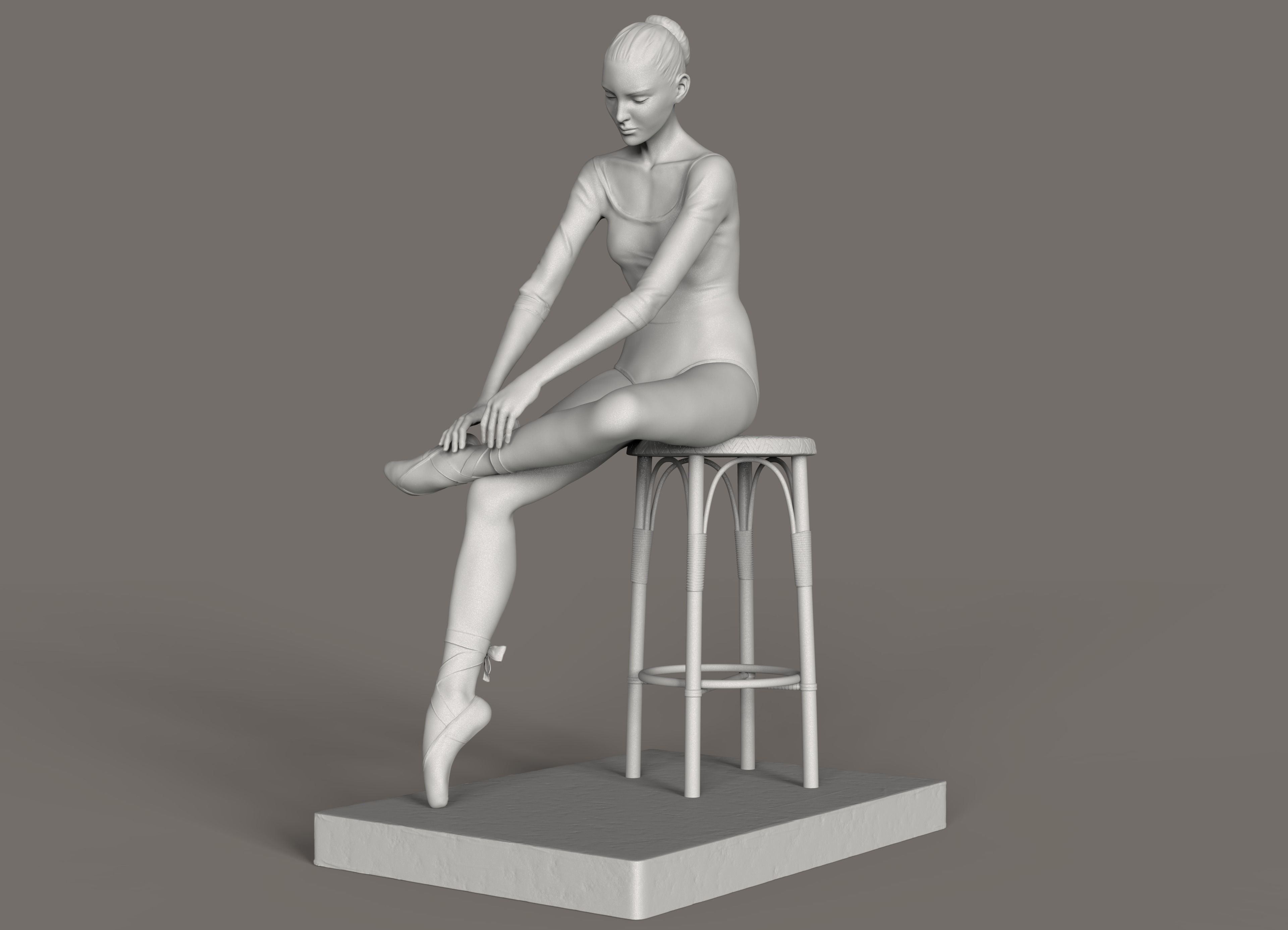 Ballerina Sculpt 3D print model_5