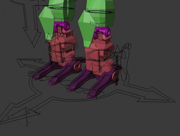 Avatar AMP suit Exoskeleton Robot Low-poly 3D model_19