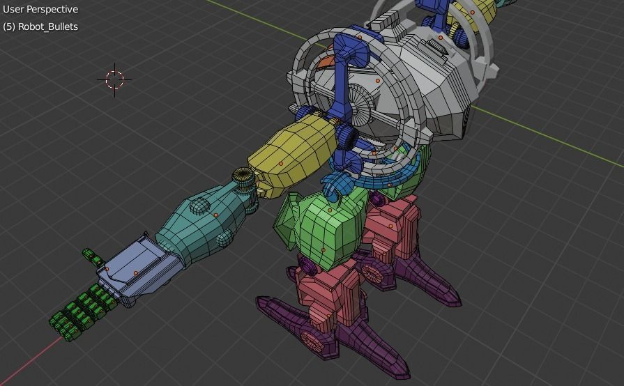 Avatar AMP suit Exoskeleton Robot Low-poly 3D model_20