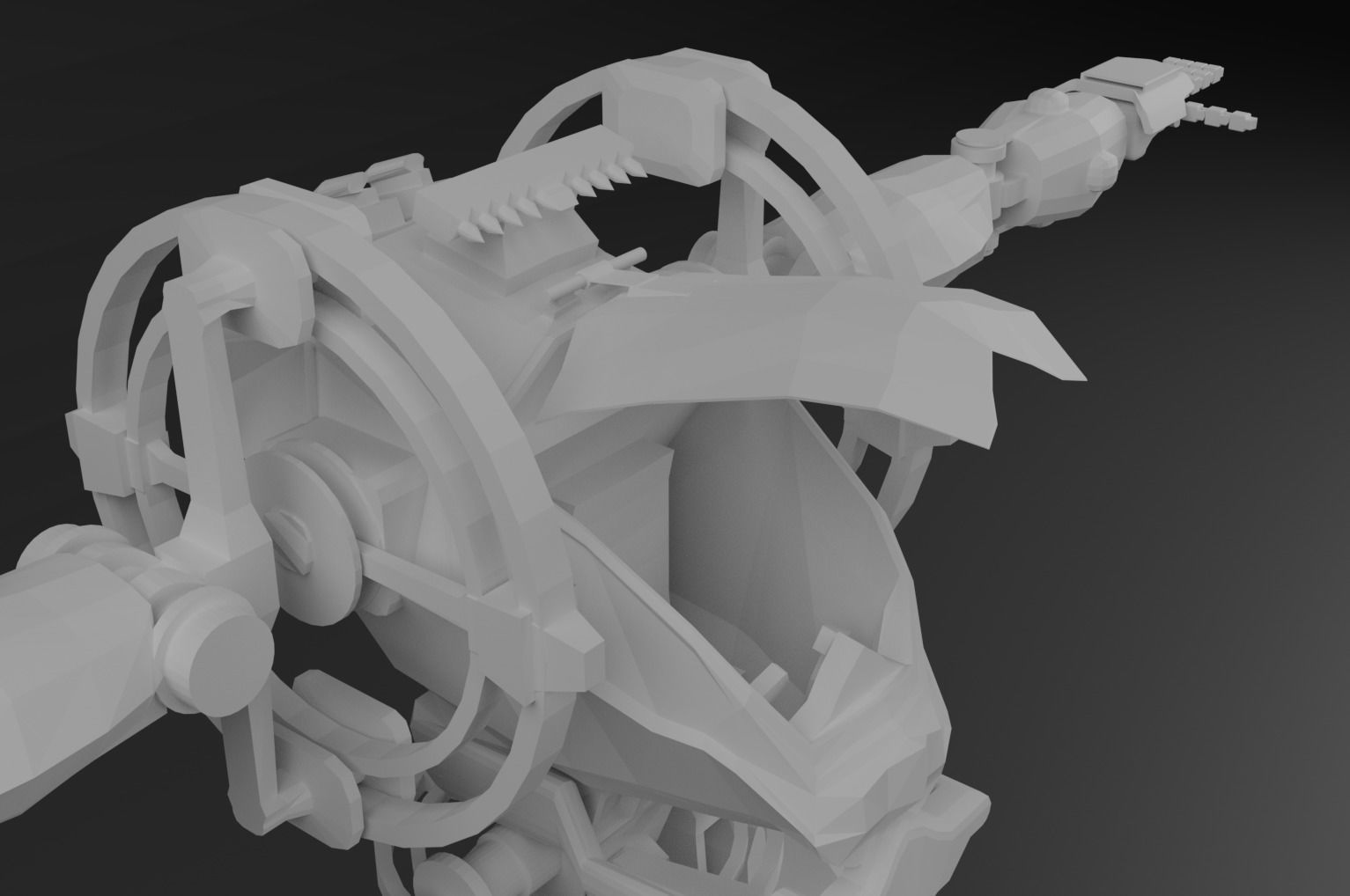 Avatar AMP suit Exoskeleton Robot Low-poly 3D model_1