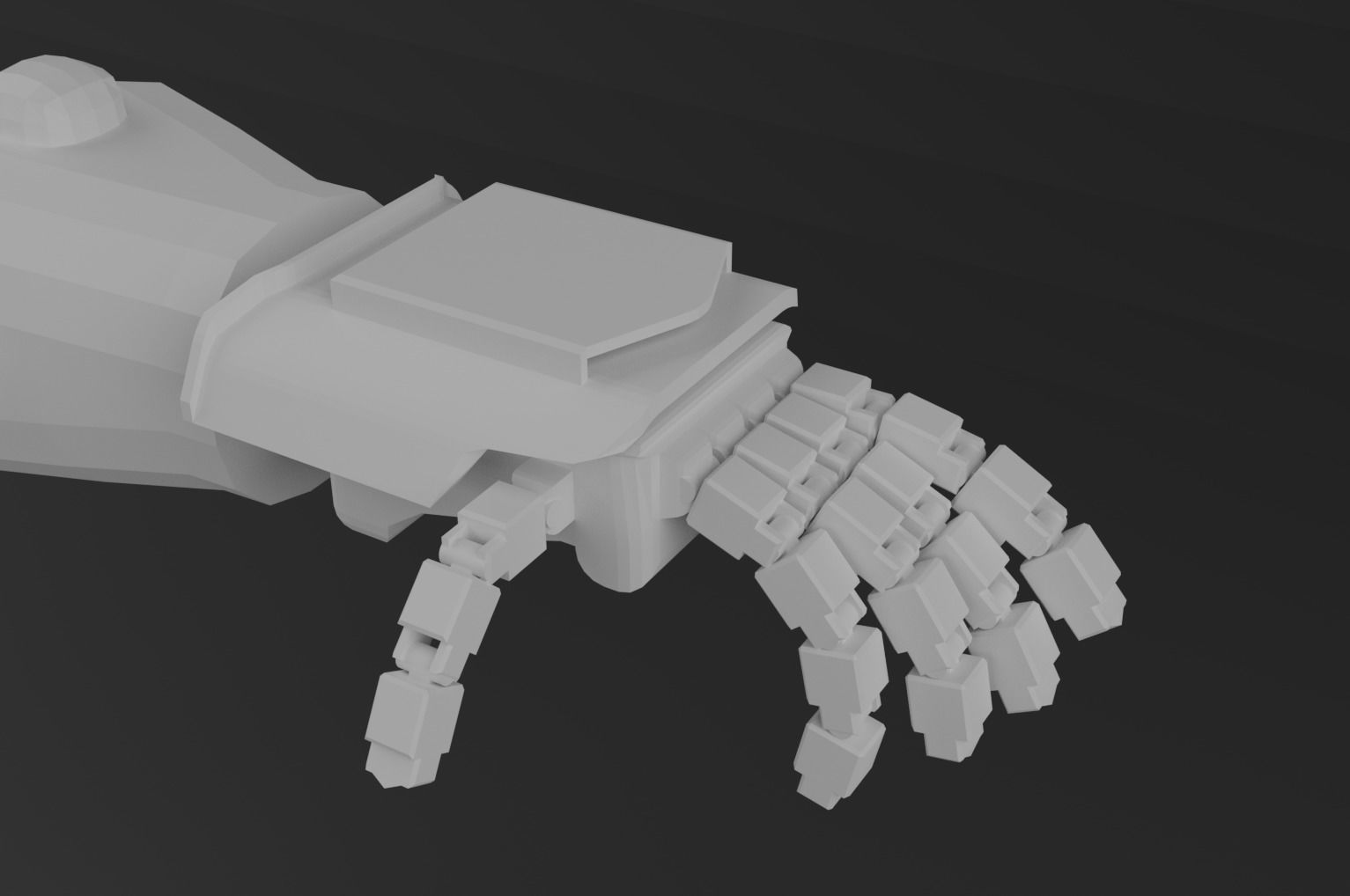 Avatar AMP suit Exoskeleton Robot Low-poly 3D model_9