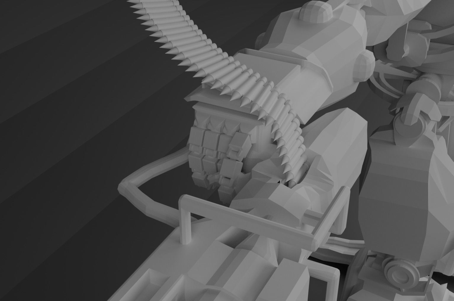 Avatar AMP suit Exoskeleton Robot Low-poly 3D model_12