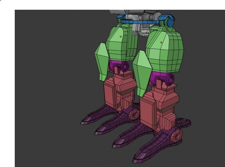 Avatar AMP suit Exoskeleton Robot Low-poly 3D model_21