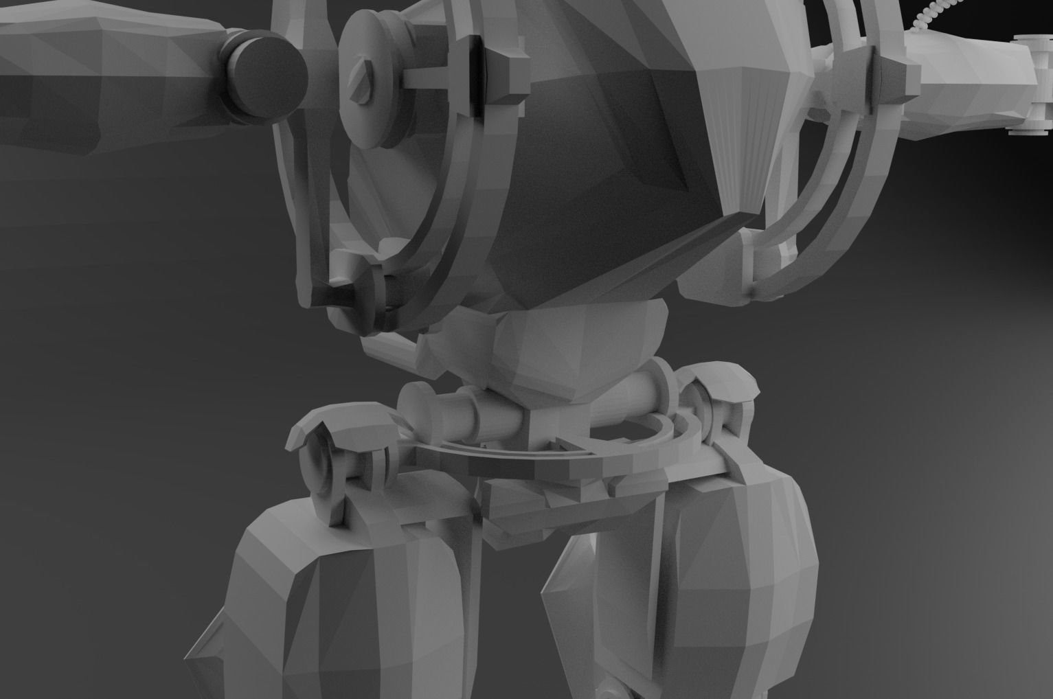Avatar AMP suit Exoskeleton Robot Low-poly 3D model_15