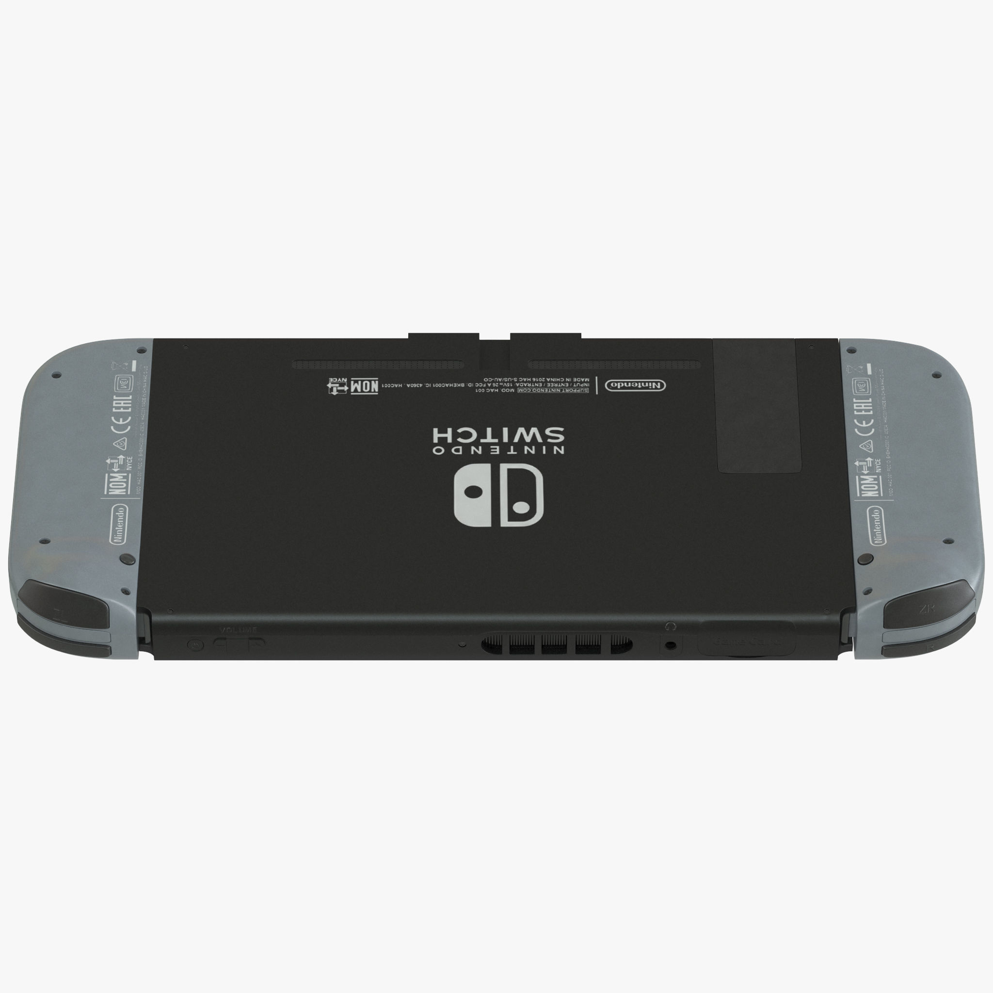 Nintendo Switch with Gray Joy-Con 3D model_13