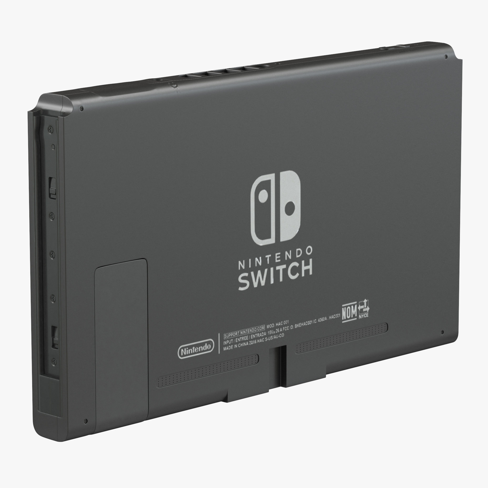Nintendo Switch with Gray Joy-Con 3D model_31