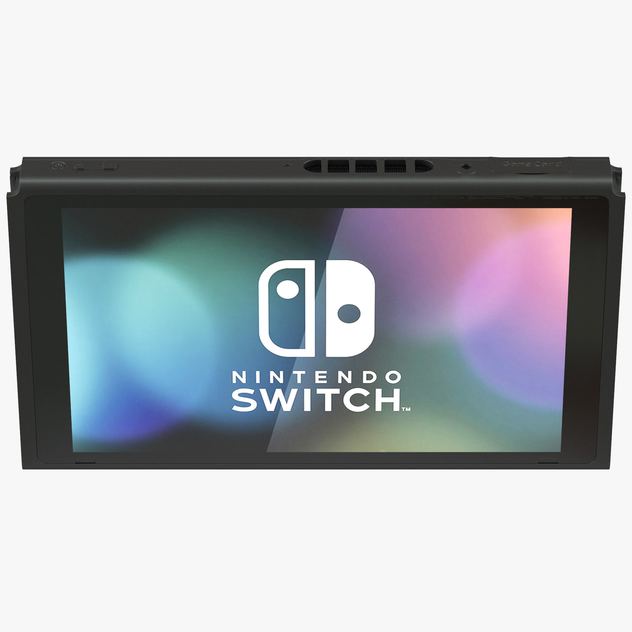 Nintendo Switch with Gray Joy-Con 3D model_28