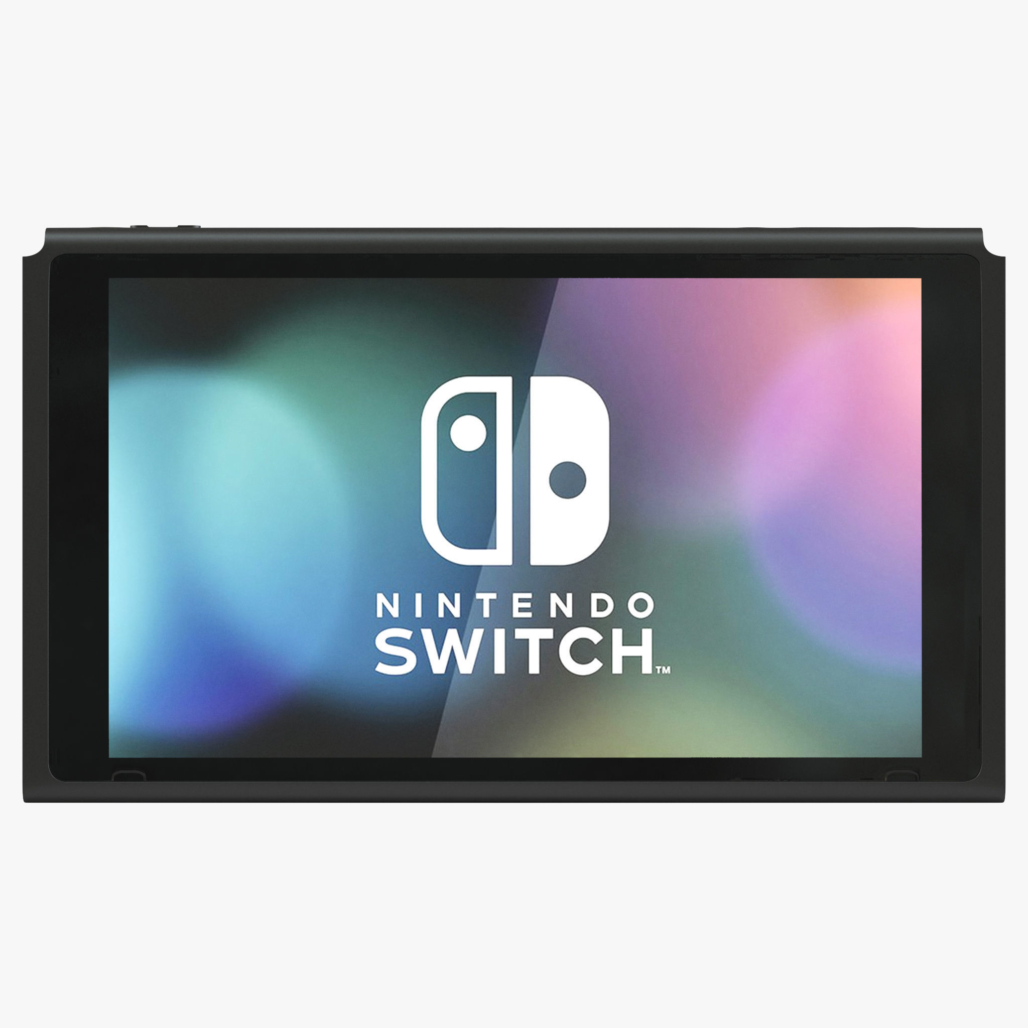 Nintendo Switch with Gray Joy-Con 3D model_27