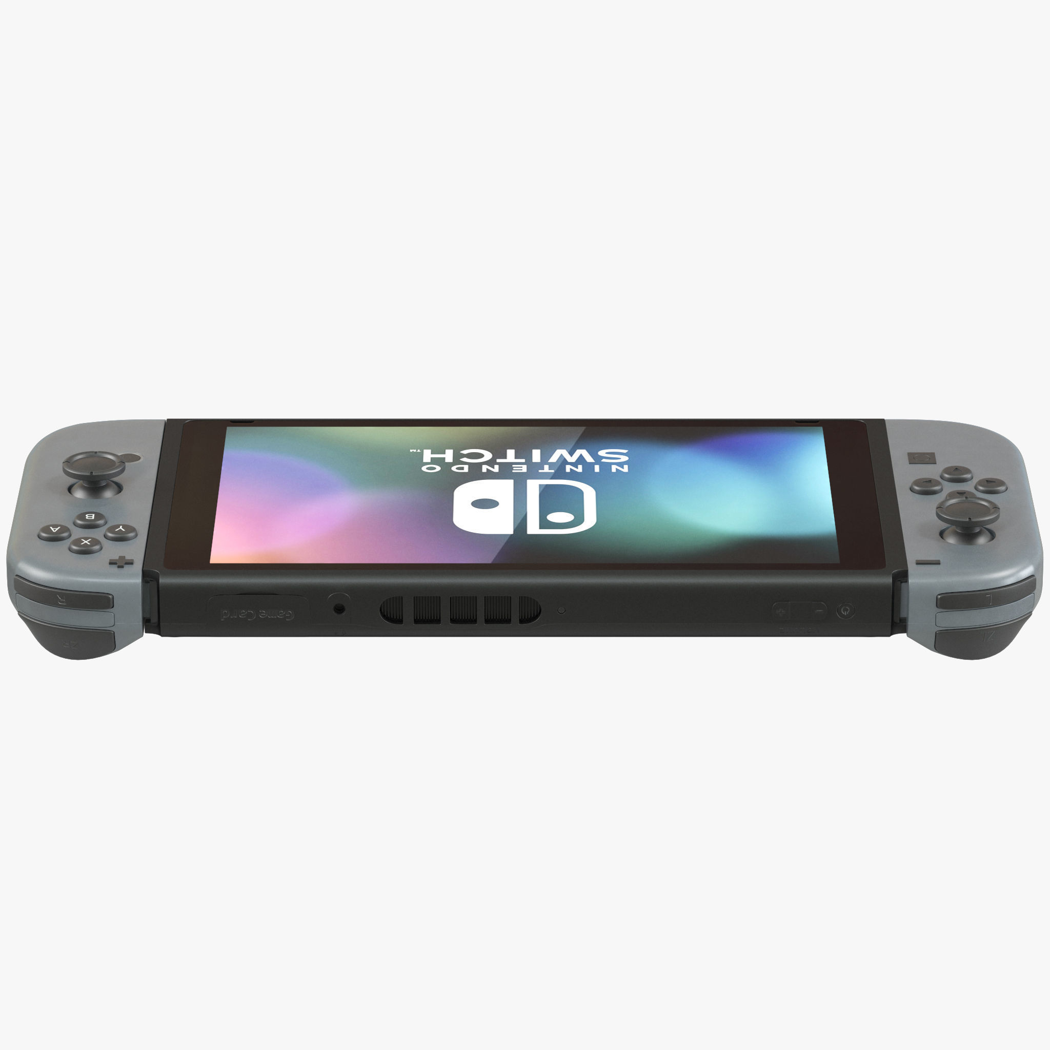 Nintendo Switch with Gray Joy-Con 3D model_15
