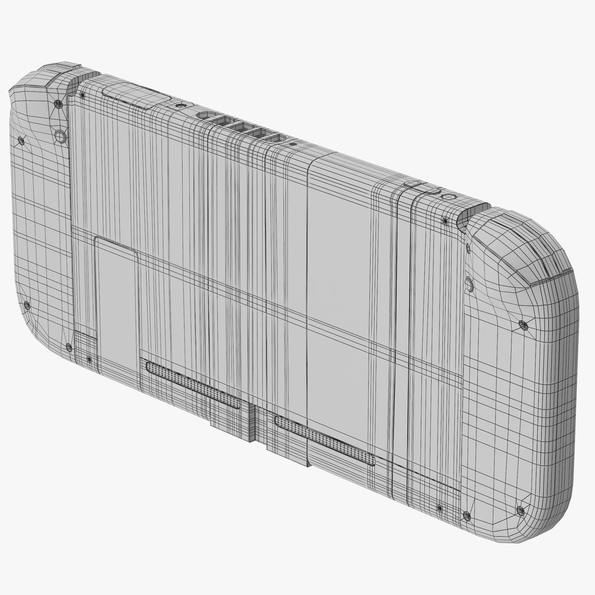 Nintendo Switch with Gray Joy-Con 3D model_39