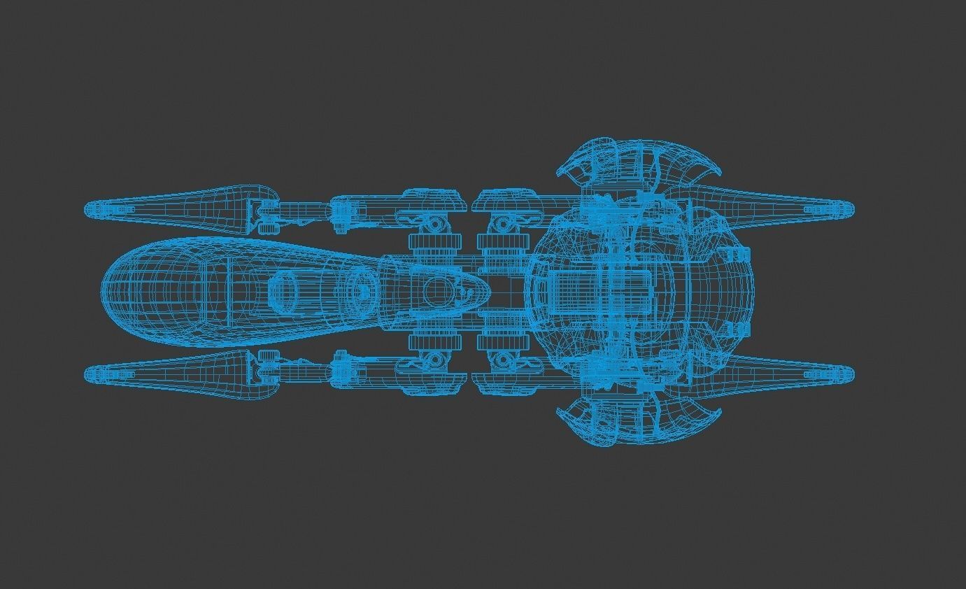 Ant-Droid Robot Low-poly 3D model_13