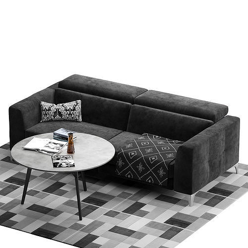 Natuzzi Algo sofa  3D model