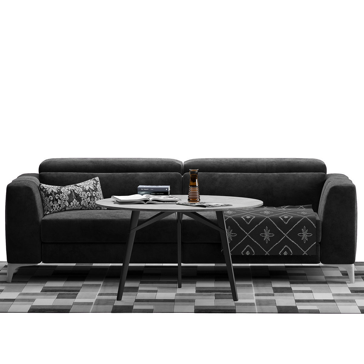 Natuzzi Algo sofa  3D model_1