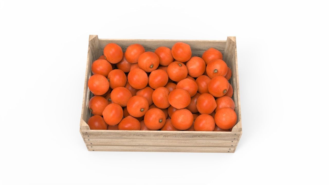 Tangerine Box 3D model_5