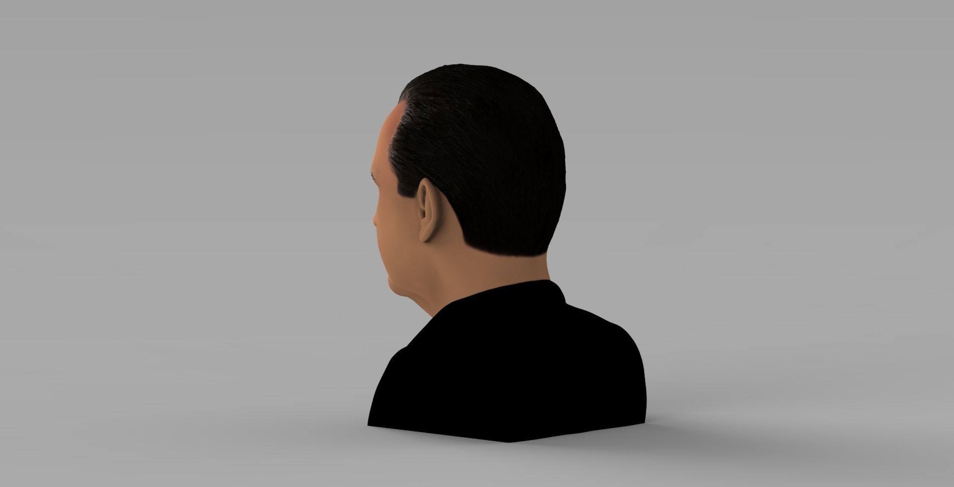 Richard Nixon bust ready for full color 3D printing 3D print model_4