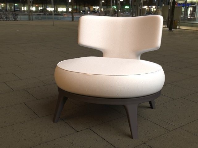 Drop by Flexform Mood 3D model_1